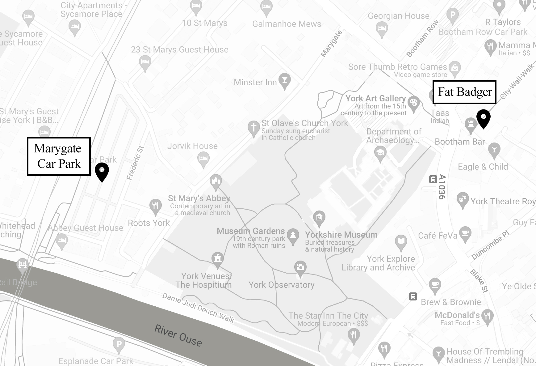 Parking The Fat Badger York