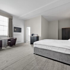 Superior Double Bedroom with View at the Royal Hotel in Whitby.